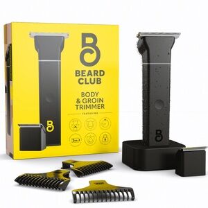 Beard Club NIB Body &‎ Groin Trimmer Extra Wide Blade 100% Waterproof Shaver